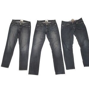 PAIGE Skinny Jeans Lot of 3‎ Bundle Women's Sizes Dark Wash Denim 27